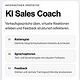 KI Sales Coach – interaktiver Webprototyp