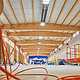 Neue Halle mit Holztragwerk