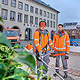 Teamfoto im Außendienst