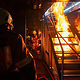 Einsatzszene der Feuerwehr